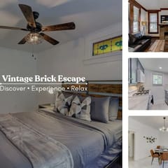 Spacious 3-in-1 Vintage Brick Escape