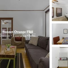 Sunset Orange Flat | City Vibe