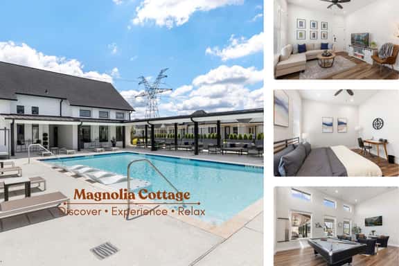 Modern Magnolia Cottage | Pool & Gym Access - Image 1