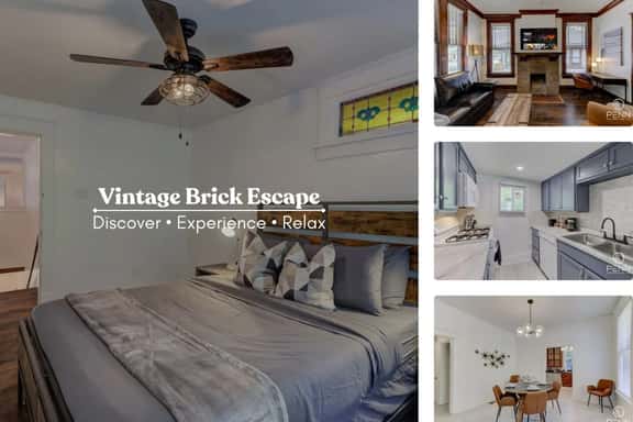Spacious 3-in-1 Vintage Brick Escape - Image 1