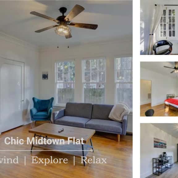 Chic Midtown Flat near Zoo | Overton Sq | St Jude - Image 1
