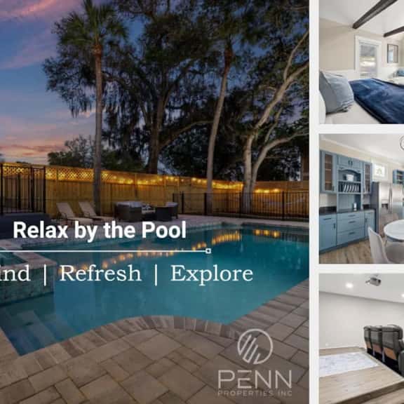 Luxurious Escape Sleeps 10 with Private Pool & Spa - Image 1
