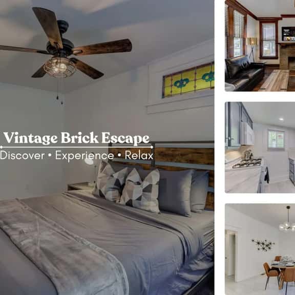 Spacious 3-in-1 Vintage Brick Escape - Image 1